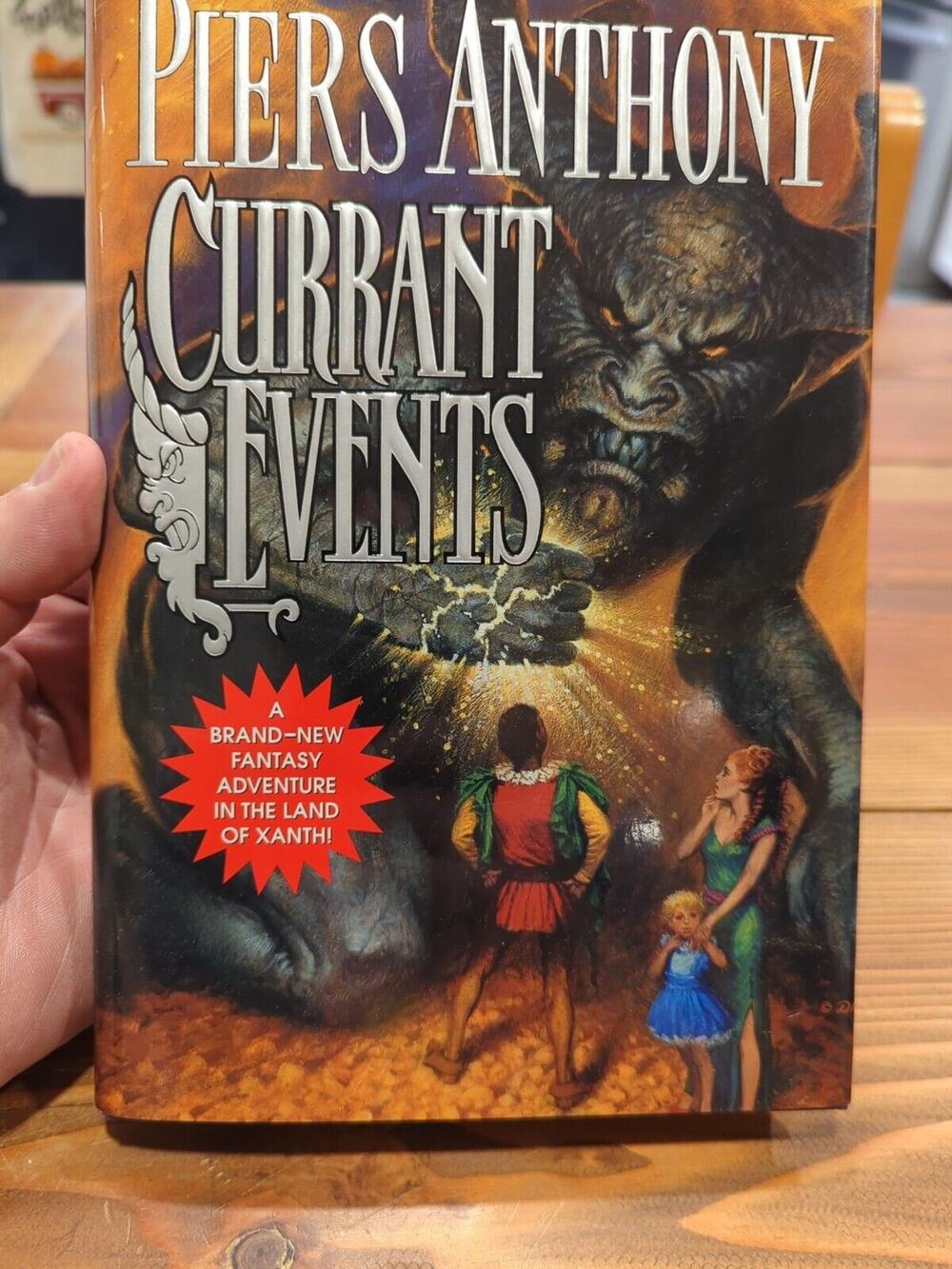 Currant Events Hardcover Piers Anthony Xanth TOR 2004 First Edition Excellent